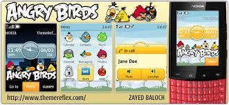 Angry Birds Live Theme For Nokia Asha 303 300 X3 02 And Touch Type Themereflex