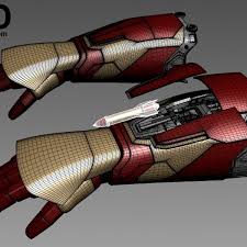 Mark Xlii Model Mk 42 Gauntlet Hand Glove Forearm Missile Rocket Shooter 3d Printable Model Print File By Do3d Iron Man Iron Man Hand Iron Man Armor