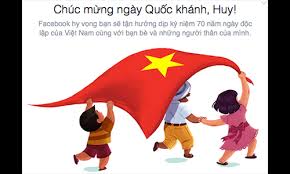 National day is a national holiday in vietnam observed on 2 september, commemorating president hồ chí minh reading the declarations of independence of vietnam at ba đình square in hanoi on 2 september 1945. Facebook Má»«ng Quá»'c Khanh Viá»‡t Nam 2 9 2015