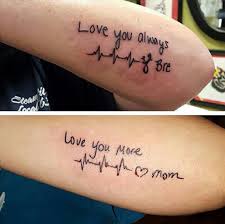 I love you more tattoo on wrist. Kumpulan Soal Love U Mom Tattoos