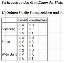 Testfragen Zu Den Grundlagen Der Elektrotechnik Online Losen Elektrotechnik Elektrotechnik Grundlagen Technik