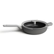 Berghoff Leo 10 3 Quart Gray Non Stick Covered Saute Pan 9163997 Hsn Saute Pan Berghoff Saute
