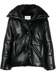 Nanushka Hide Vegan Leather Puffer Jacket Farfetch Leather Puffer Jacket Jackets Puffer Jackets