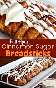 Pull Apart Cinnamon Sugar Bread Sticks With Cream Cheese Dip Recipes Desserts Bread Cinnamon Brunch Break Cinnamon Sugar Bread Sugar Bread Cinnamon Sugar