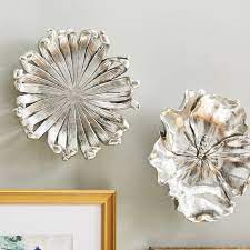 3 Piece Metal Flower Wall Decor Set Metal Flower Wall Decor Flower Wall Decor Metal Flowers