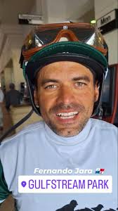El gran campeón panameño FERNANDO JARA , es otra de las figuras del hipismo  mundial, con quien tuvinos la oportunidad de charlar en este domingo de  aventura en "Gulfstream Park"., Fernando, jockey del ...