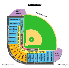 39 eye catching cashman field seating map