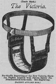 This Is A Depiction Of One Of The First Sanitary Products As Brumberg Reported Feminine Napkins Were Once M Vintage Medical Vintage Ads Retro Advertising