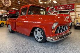 Image result for Light Red 1955 Truck