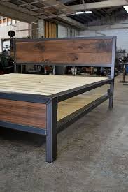 Early Century Bed With Storage Etsy In 2020 Welded Furniture Furniture Steel Bed Frame