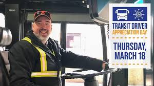 In recognition and appreciation of the 3.5 million professional men and women's commitment we celebrate this year's national truck driver appreciation week september. Transit Driver Appreciation Day This Week Chat News Today