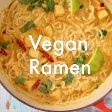 Easy Vegan Ramen Noodles In Miso And Creamy Coconut Broth With Wild Mushrooms And Spicy Chili Plantb Vegan Ramen Noodle Recipes Easy Vegan Recipes