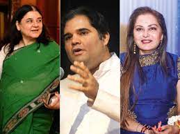 * indira gandhi married feroze gandhi and had 2 sons 1) sanjay gandhi & 2)rajeev gandhi. Bjp Election News Maneka Gandhi Varun Gandhi Swap Seats Rampur Goes To Jaya Prada Times Of India