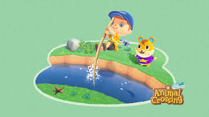 Some devices may not be supported. Animal Crossing New Horizons Water Jump Wallpaper Cat With Monocle