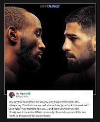 Ilia Topuria fires back at Terence Crawford… 👀