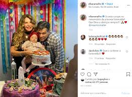 Elba ramalho e mauricio mattar comemoram 4 meses da neta. Elba Ramalho E Mauricio Mattar Celebram 4 Meses Da Neta Esmeralda Avos Coruja Marcia Piovesan