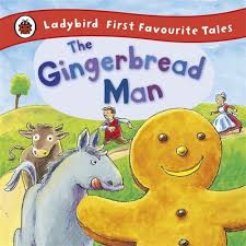 He jumped on the fox's back and they crossed the river easily and safely. The Gingerbread Man Ladybird First Favourite Tales First Favourite Tales By Alan Macdonald Whsmith