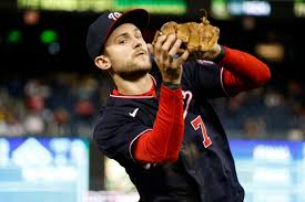 Jun 24, 2021 · bo bichette was the only player to record multiple hits on the night, and the toronto blue jays pitching staff held onto a narrow lead late to lift the team to a tight road win over the miami. Flipping Great Trea Turner Turns A Couple Of Defensive Gems For Washington Nationals Federal Baseball