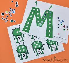 M Is For Monster Math Science Preschool Activities Halloween Preschool Preschool Activities Alphabet Preschool