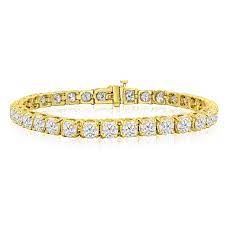 Your jewelry consultant is ready to talk! Mens Tennis Bracelet 11 Carat Diamond Mens Tennis Bracelet In 14 Karat Yellow Gold 8 1 2 Inches Superjeweler