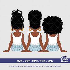 Friendship Girls 3 Digital SVG DXF EPS Png Jpg - Etsy