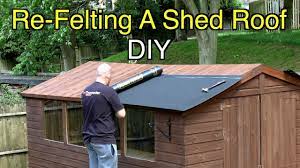 A roof pitch calculator can make things much easier. How To Easily Felt A Shed Roof The Right Way Diy Youtube