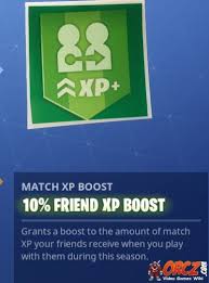 This page has the battle pass rewards from season 8 of fortnite battle royale. Fortnite Battle Royale 10 Friend Xp Boost Orcz Com The Video Games Wiki