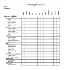 Www.xltemplates.org an easy and easy to understand template has 8 columns. Free 27 Maintenance Checklist Templates In Pdf Ms Word Excel Apple Pages Google Docs