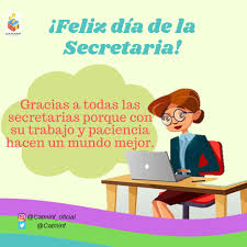 El día de la secretaria es para dos cosas, o te levantas una jeba o te levantas un billete. Catminf On Twitter Feliz Dia De La Secretaria Felizdia Diadelasecretaria Felizlunes Lunes 30sep Secretaria Catminf Caracas Venezuela Https T Co N0hjwn6dmu