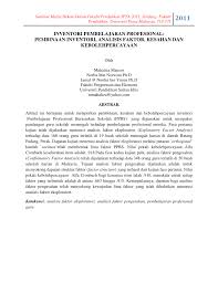 Pengesahan penyelia ini juga salah satu bentuk daripada kebolehpercayaan data kerana menurut bogdan dan biklen (2003) bahawa salah satu daripada kesahan data kualitatif adalah melalui pengesahan penyelia dan rakan penyelidik. Pdf Inventori Pembelajaran Profesional Pembinaan Inventori Analisis Faktor Kesahan Dan Kebolehpercayaan