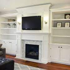 55 luxury fireplace decor ideas on budget built ins bookshelves bookcase toilet for small bathroom
