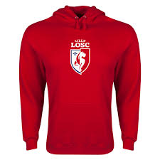 Losc Lille Crest Hoody Ligue 1 Jerseys And Apparel At Worldsoccershop Com Ligue1 France Soccer Football Sports World Soccer Shop Hoodies Lille