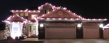 Red white and green christmas lights on house. Christmascamhughes Com Page 2
