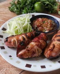 Yoe parey masak sotong bakar bertelur ala thai. Mamadee S Kitchen Sotong Bakar Thai