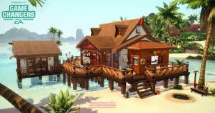 Simsontherope Sims 4 Paradis Flottantobviously I Couldnt Dom Simsov Sims Sims 4