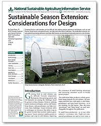 Bicarbonate of soda is a pure leavening agent. Attra Sustainable Agriculture Program Publications