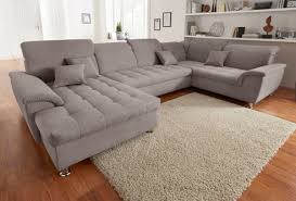 Wohnlandschaft Wahlweise Mit Bettfunktion Und Kopfteilverstellung Upholstered Furniture Furniture Home Decor