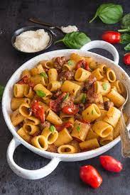 Fresh Tomatoes 038 Sausage Pasta Sausage Pasta Easy Pasta Recipes Sausage Pasta Recipes