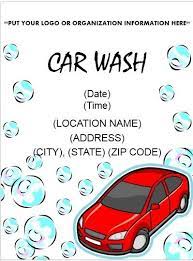 Car Wash Flyer Template Car Wash Car Wash Posters Word Template