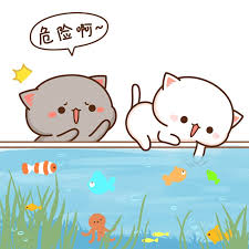 Gambar kartun anak kucing lucu › gambar kartun anak memberi makan kucing. Pin Oleh Dmitriy Di Couple Cats Love Sticker Seni Buku Kartun Kucing Lucu