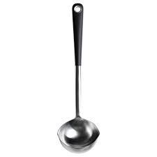 Ikea 365 Hjalte Soup Ladle Stainless Steel Black Ikea Stainless Steel Cooking Utensils Ikea 365 Ikea