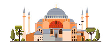 Ayasofya Vector Google Da Ara Ilustrasi Ilustrasi Grafis Seni Islamis