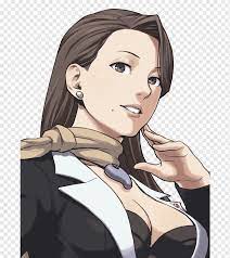 Phoenix Wright: Ace Attorney Mia Fey Mayoi Ayasato Miles Edgeworth, Fey,  face, black Hair, hand png | PNGWing