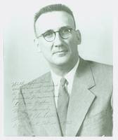 Inscribed portrait of Fred Eberhardt
