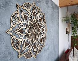 See more ideas about mandala wall art, tapestry wall hanging, wall tapestry. Mandala Living Room Wall Hanging Moroccan Decor Wood Wall Etsy Mandala Wall Art Metal Wall Art Bohemian Wall Decor