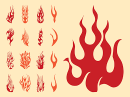 Fire vectors can be used in personal websites, graphic designing, and icon creation and for print as well. Flame Silhouettes Set Vector Art Graphics Freevector Com