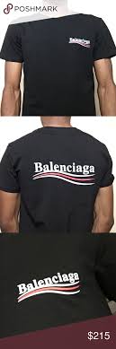 Balenciaga mens t shirt black size small. Balenciaga Campaign Oversized Logo Black T Shirt Black Balenciaga Logo Shirt Made In Paris Free Shipping Made Balenciaga T Shirt Balenciaga Shirt Balenciaga