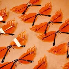 Fire Aesthetic Tumblr Orange Aesthetic Cool Glasses Orange