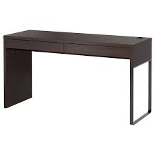 Micke Bureau Zwartbruin 142x50 Cm Ikea Micke Schreibtisch Black Desk Schreibtisch