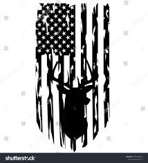 Download Distressed American Flag Hunting Deer Illustration Clip Art Transparent Background Deer Illustration American Flag Art Flag Art